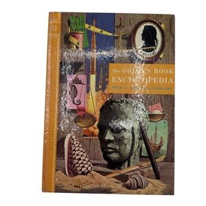 Vintage 1960 The Golden Book Encyclopedia Book 13 Rabbits To Signaling Book